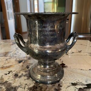 Vintage Silver-Plated Trophy / Champagne Bucket